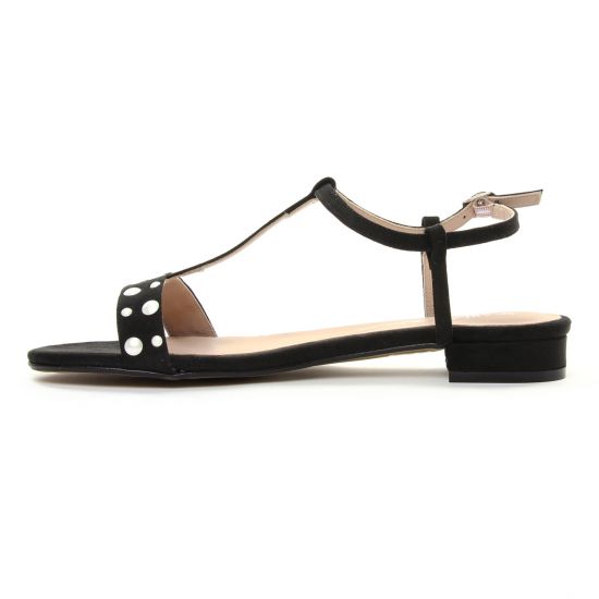 sandales noir mode femme printemps été - Photo Produit 3