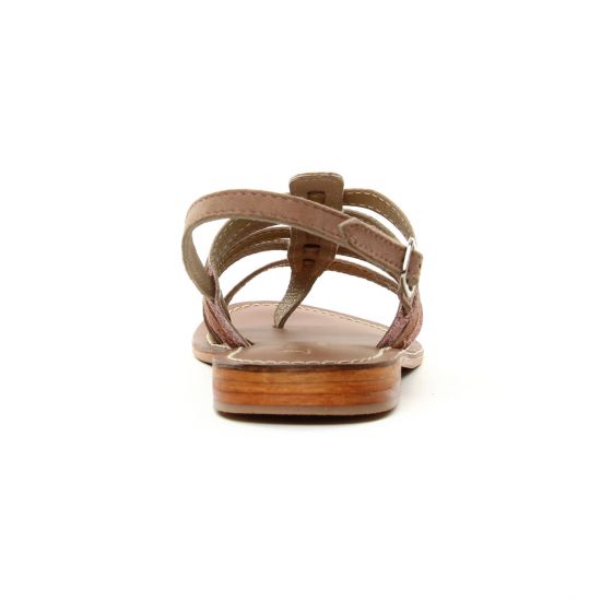 sandales rose argent mode femme printemps été - Photo Produit 7