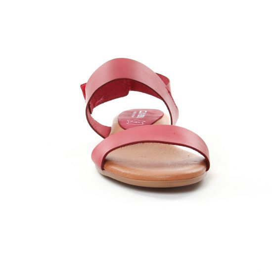 sandales rouge mode femme printemps été - Photo Produit 6