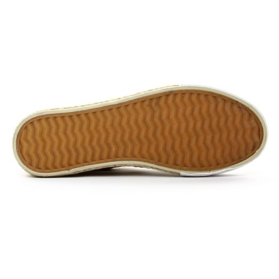 tennis beige doré mode femme printemps été - Photo Produit 5