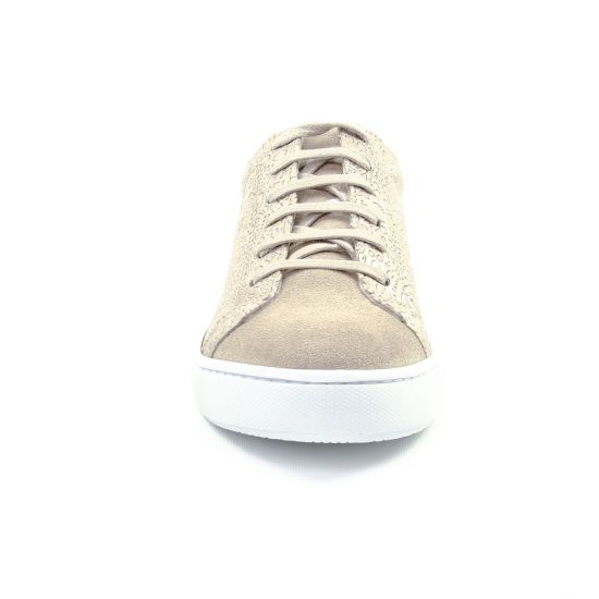 tennis beige doré mode femme printemps été - Photo Produit 6