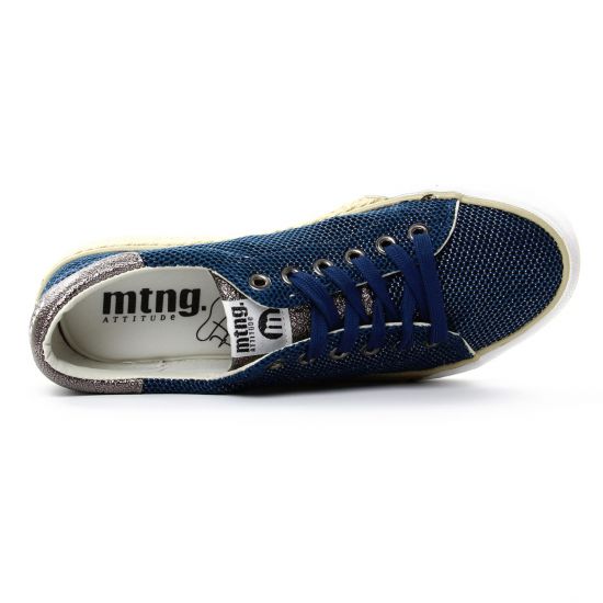 tennis bleu bronze mode femme printemps été - Photo Produit 4