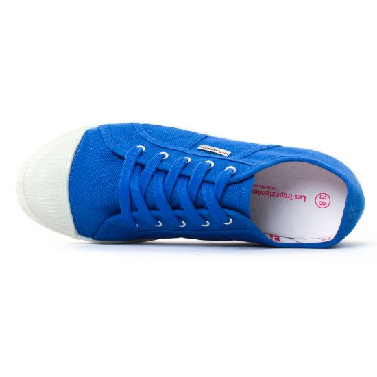 tennis toile bleu mode femme printemps été - Photo Produit 4