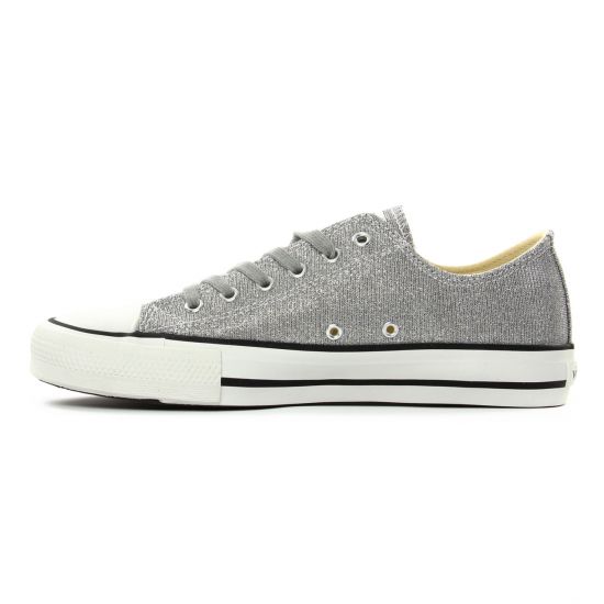 tennis gris argent mode femme printemps été - Photo Produit 3