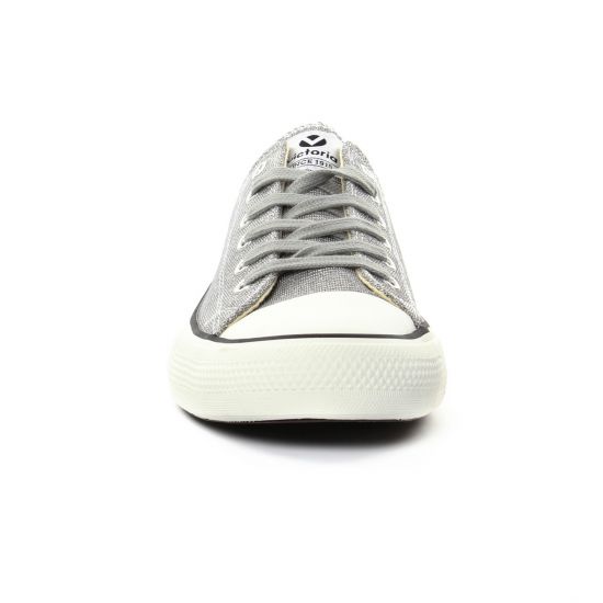 tennis gris argent mode femme printemps été - Photo Produit 6
