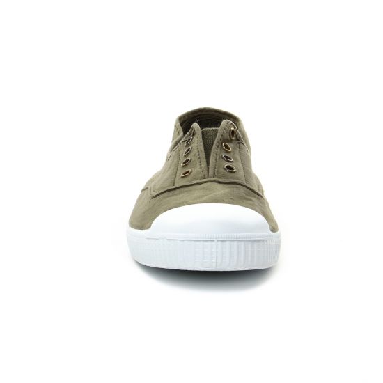 tennis toile vert kaki mode femme printemps été - Photo Produit 6