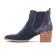 boots élastiquées bleu argent mode femme printemps été vue 3