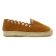espadrilles marron doré mode femme printemps été vue 2