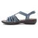sandales bleu argent mode femme printemps été vue 3