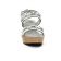 nu-pieds semelle corde blanc argent mode femme printemps été vue 6