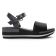 nu-pieds compensés noir argent mode femme printemps été vue 2