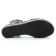 nu-pieds compensés noir argent mode femme printemps été vue 5