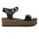 nu-pieds compensés noir mode femme printemps été vue 2