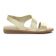 sandales beige doré mode femme printemps été vue 2