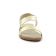 sandales beige doré mode femme printemps été vue 6