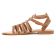 sandales beige rose mode femme printemps été vue 3