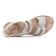 sandales blanc argent mode femme printemps été vue 4