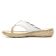 sandales blanc beige mode femme printemps été vue 3