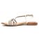 sandales blanc multi mode femme printemps été vue 3
