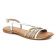 sandales blanc multi mode femme printemps été vue 1