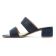 sandales bleu argent mode femme printemps été vue 3