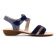 sandales bleu marine mode femme printemps été vue 2