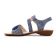 sandales bleu marine mode femme printemps été vue 3