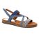 sandales bleu marine mode femme printemps été vue 1