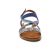 sandales bleu marine mode femme printemps été vue 6