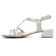 sandales gris argent mode femme printemps été vue 3
