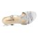 sandales gris argent mode femme printemps été vue 4