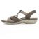 sandales gris argent mode femme printemps été vue 3