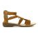 sandales marron mode femme printemps été vue 2