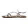 sandales argent multi mode femme printemps été vue 3