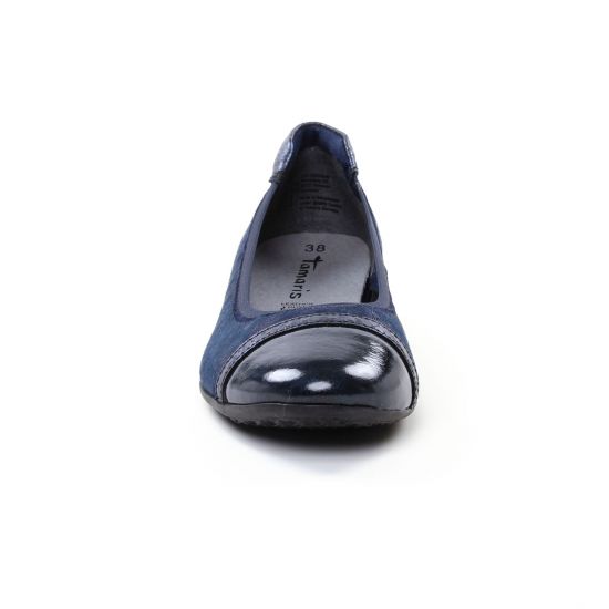ballerines confort bleu marine mode femme printemps été - Photo Produit 6