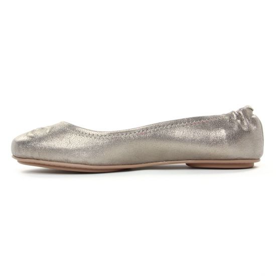 ballerines marron doré mode femme printemps été - Photo Produit 3