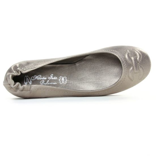 ballerines marron doré mode femme printemps été - Photo Produit 4