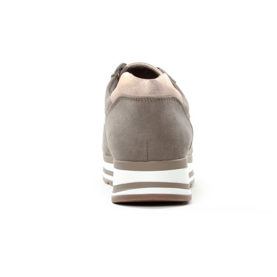 baskets mode rose marron mode femme printemps été - Photo Produit 7
