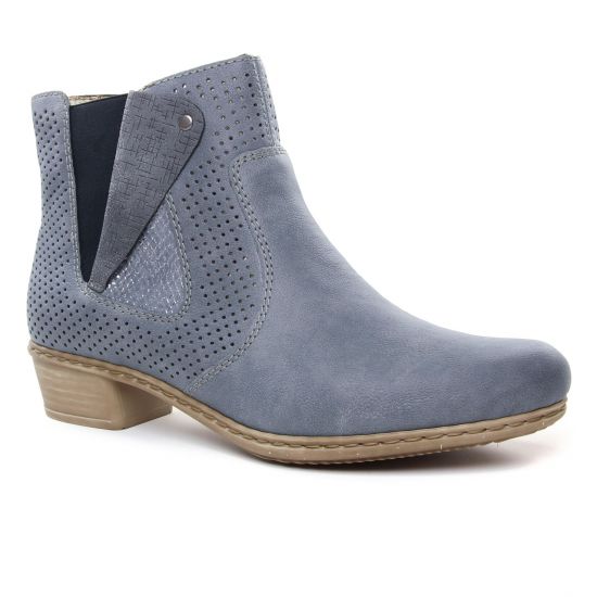 Bottines Et Boots Rieker Y0757-12 Adria Jeans, vue principale de la chaussure femme
