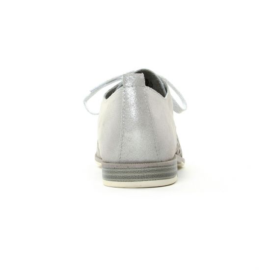 derbies beige argent mode femme printemps été - Photo Produit 7