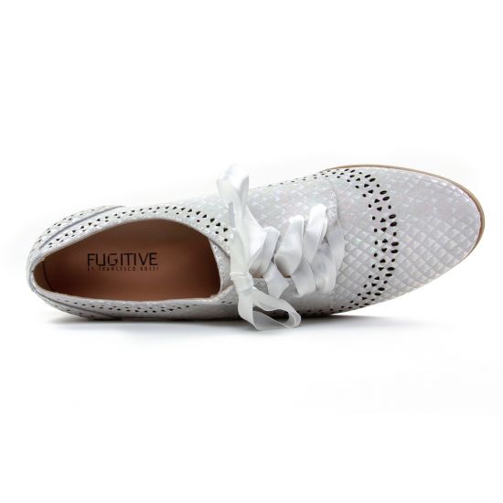 derbies blanc mode femme printemps été - Photo Produit 4