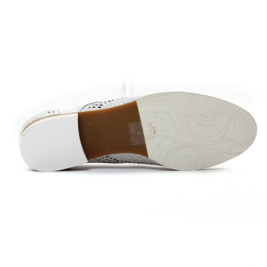 derbies blanc mode femme printemps été - Photo Produit 5