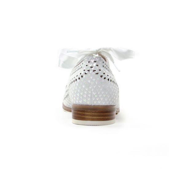 derbies blanc mode femme printemps été - Photo Produit 7