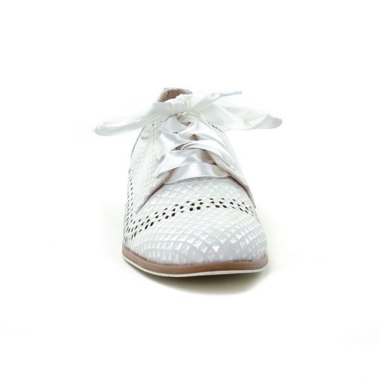 derbies blanc mode femme printemps été - Photo Produit 6