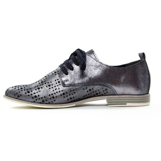derbies bleu marine mode femme printemps été - Photo Produit 3