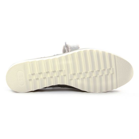 derbys compensées gris argent mode femme printemps été - Photo Produit 5
