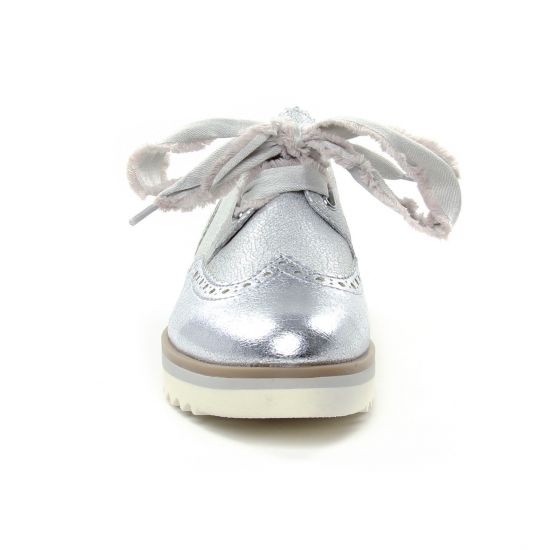 derbys compensées gris argent mode femme printemps été - Photo Produit 6