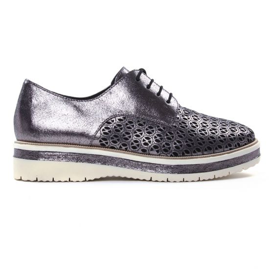 derbys compensées mauve metal mode femme printemps été - Photo Produit 2