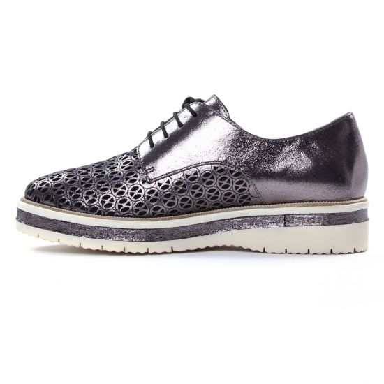 derbys compensées mauve metal mode femme printemps été - Photo Produit 3