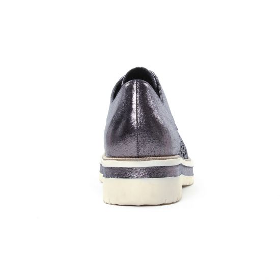 derbys compensées mauve metal mode femme printemps été - Photo Produit 7